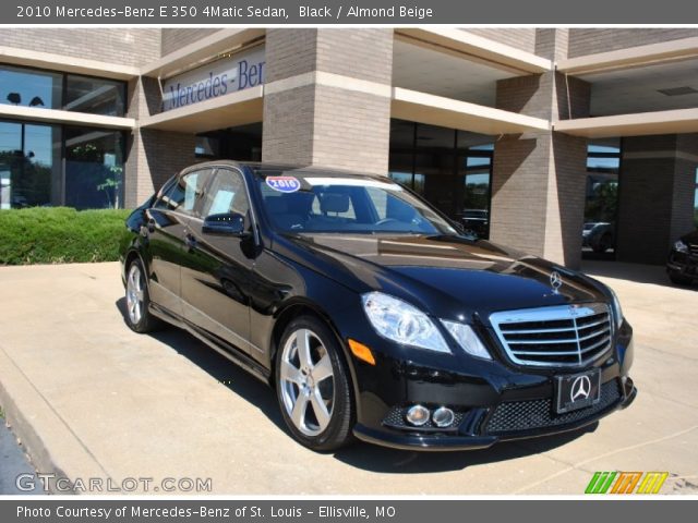 2010 Mercedes-Benz E 350 4Matic Sedan in Black