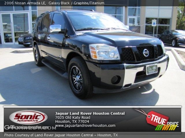 2006 Nissan Armada LE in Galaxy Black