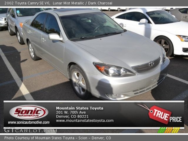 2002 Toyota Camry SE V6 in Lunar Mist Metallic
