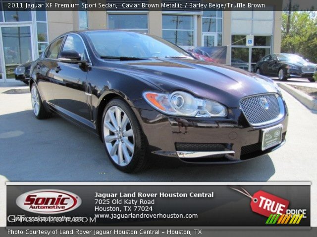 2011 Jaguar XF Premium Sport Sedan in Caviar Brown Metallic