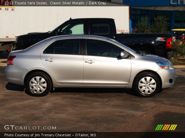 2012 Toyota Yaris Sedan in Classic Silver Metallic