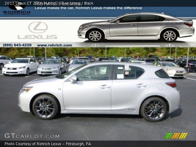 2013 Lexus CT 200h Hybrid in Silver Lining