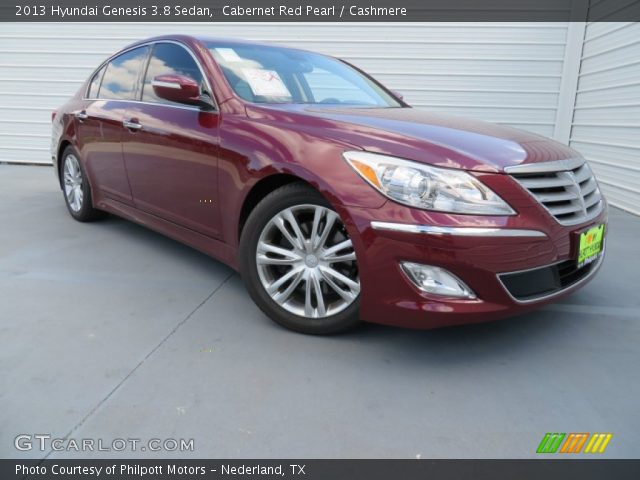 2013 Hyundai Genesis 3.8 Sedan in Cabernet Red Pearl