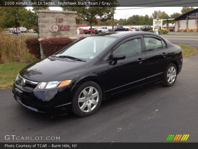 2008 Honda Civic LX Sedan in Nighthawk Black Pearl