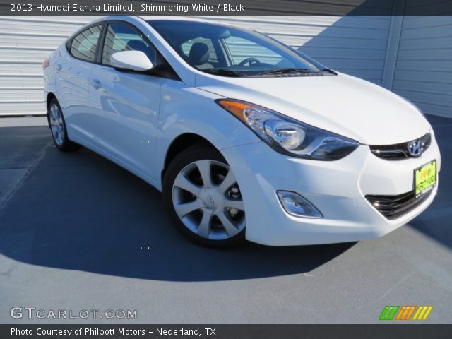 2013 Hyundai Elantra Limited in Shimmering White