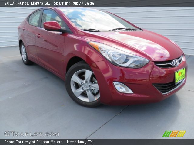 2013 Hyundai Elantra GLS in Sparkling Ruby