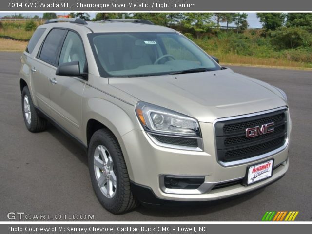 2014 GMC Acadia SLE in Champagne Silver Metallic