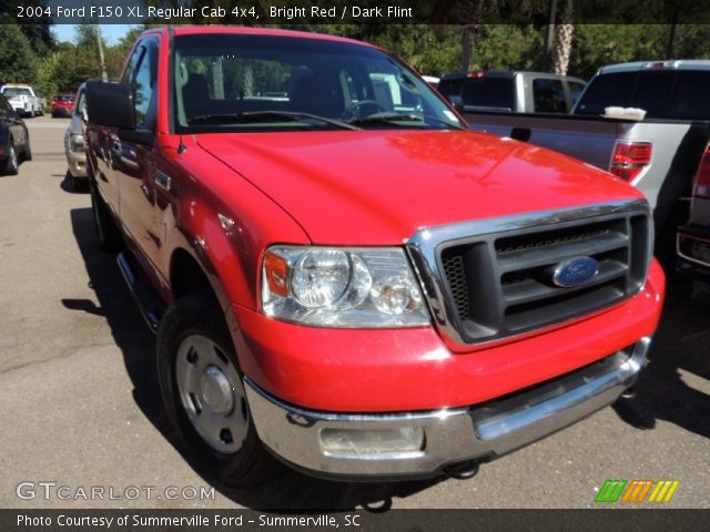 2004 Ford F150 XL Regular Cab 4x4 in Bright Red