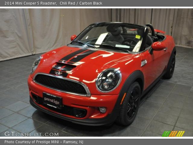 2014 Mini Cooper S Roadster in Chili Red