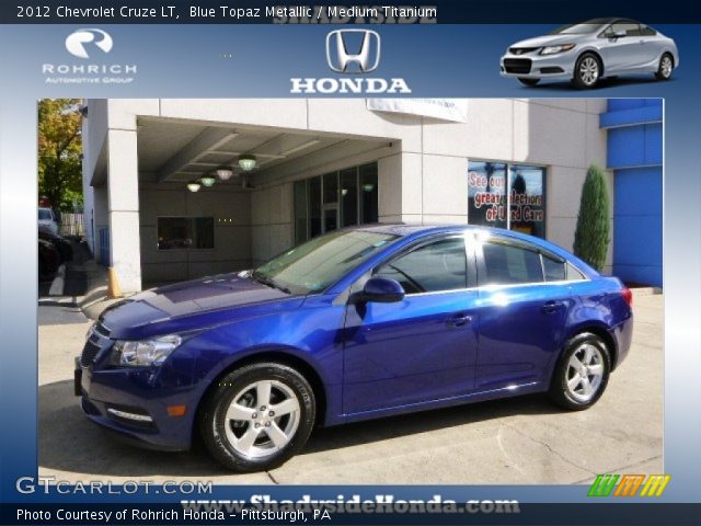 2012 Chevrolet Cruze LT in Blue Topaz Metallic