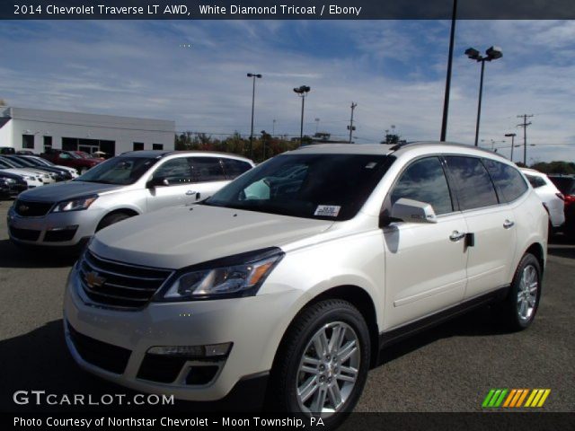 2014 Chevrolet Traverse LT AWD in White Diamond Tricoat