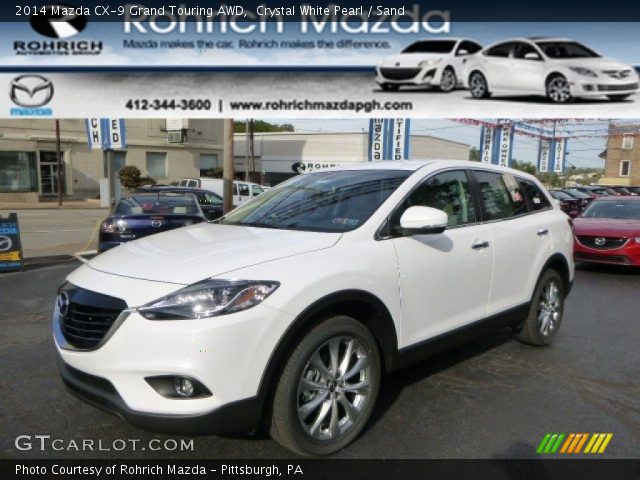 2014 Mazda CX-9 Grand Touring AWD in Crystal White Pearl