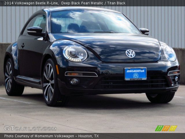 2014 Volkswagen Beetle R-Line in Deep Black Pearl Metallic