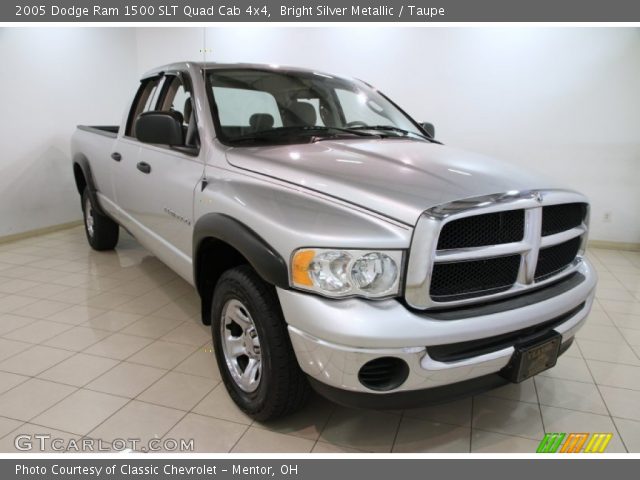 2005 Dodge Ram 1500 SLT Quad Cab 4x4 in Bright Silver Metallic