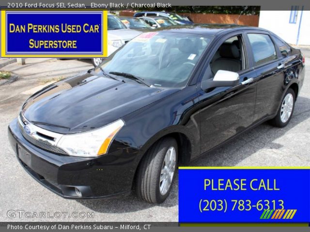 2010 Ford Focus SEL Sedan in Ebony Black