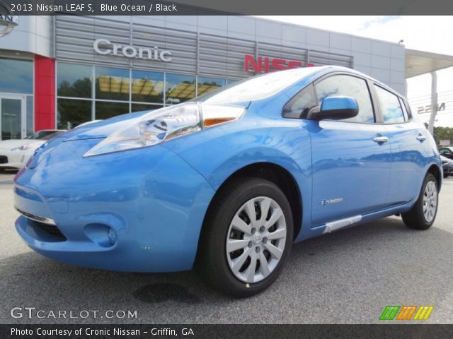 2013 Nissan LEAF S in Blue Ocean