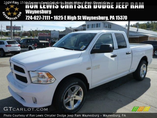 2014 Ram 1500 Express Quad Cab 4x4 in Bright White