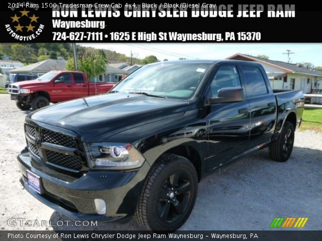 2014 Ram 1500 Tradesman Crew Cab 4x4 in Black