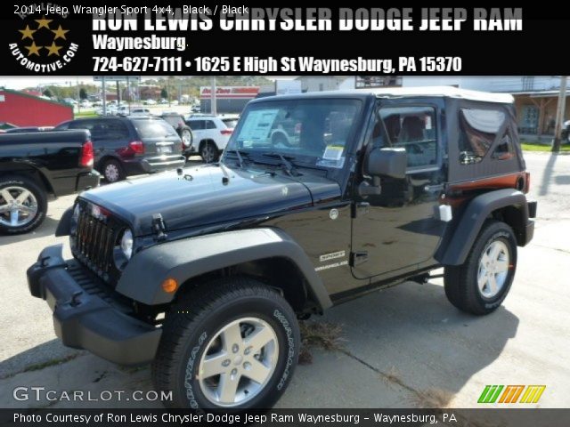 2014 Jeep Wrangler Sport 4x4 in Black