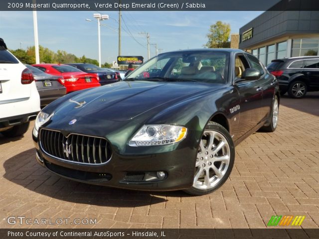 2009 Maserati Quattroporte  in Verde Deep Emerald (Green)