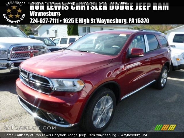 2014 Dodge Durango Limited AWD in Deep Cherry Red Crystal Pearl