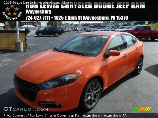2013 Dodge Dart SXT in Header Orange