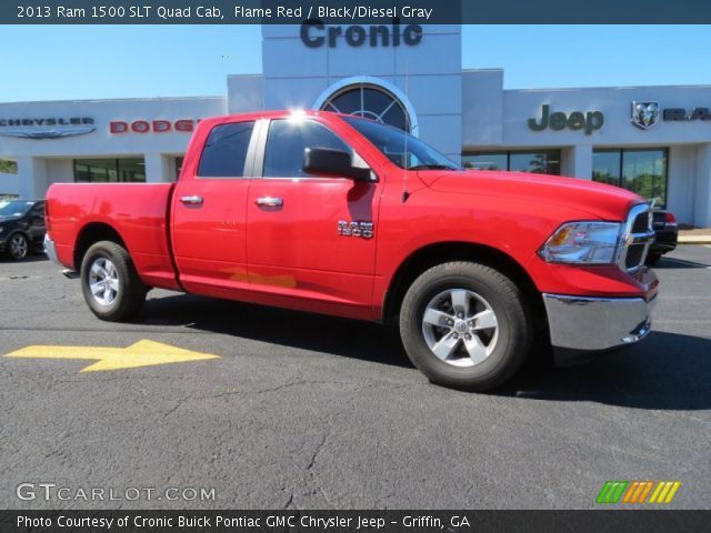 2013 Ram 1500 SLT Quad Cab in Flame Red
