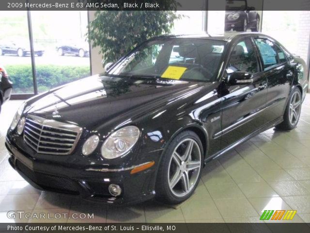 2009 Mercedes-Benz E 63 AMG Sedan in Black