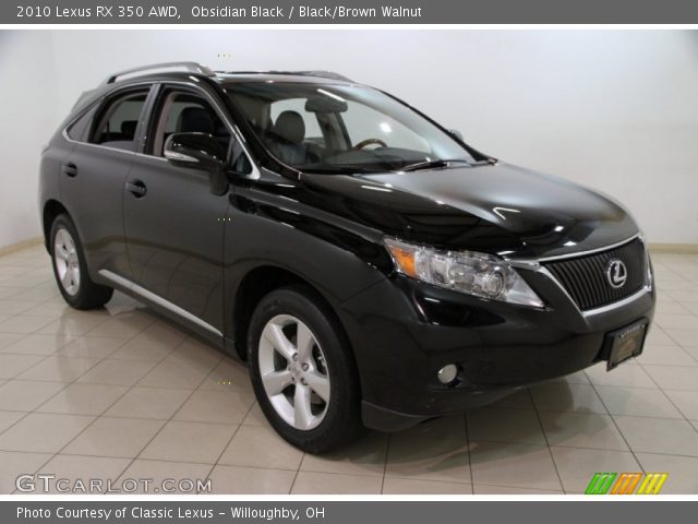 2010 Lexus RX 350 AWD in Obsidian Black