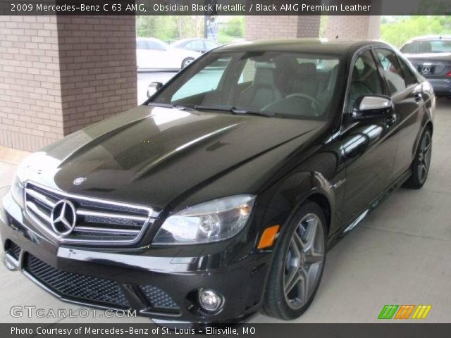 2009 Mercedes-Benz C 63 AMG in Obsidian Black Metallic