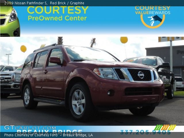 2009 Nissan Pathfinder S in Red Brick