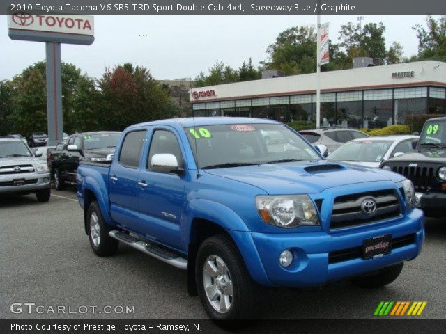 2010 Toyota Tacoma V6 SR5 TRD Sport Double Cab 4x4 in Speedway Blue
