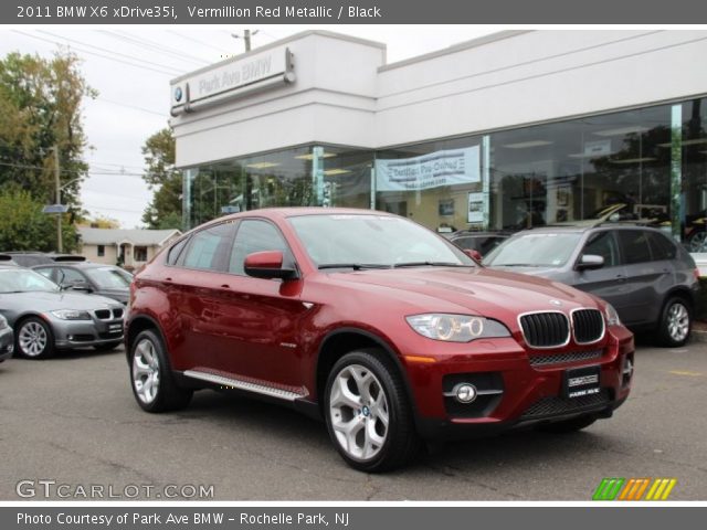 2011 BMW X6 xDrive35i in Vermillion Red Metallic