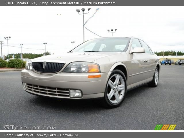 2001 Lincoln LS V6 in Ivory Parchment Metallic