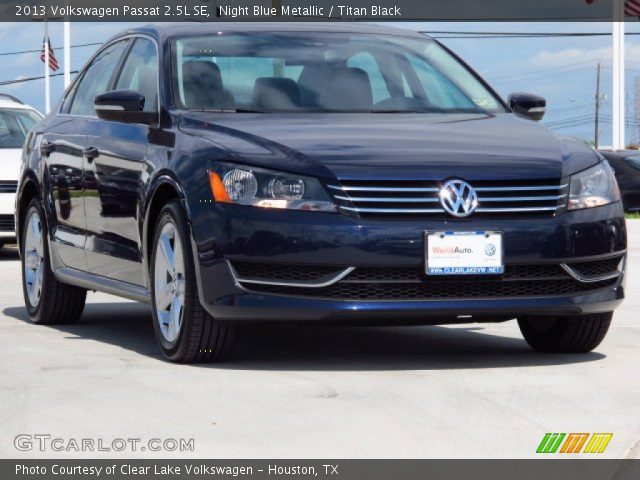 2013 Volkswagen Passat 2.5L SE in Night Blue Metallic