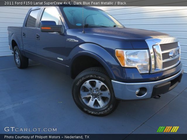 2011 Ford F150 Lariat SuperCrew 4x4 in Dark Blue Pearl Metallic