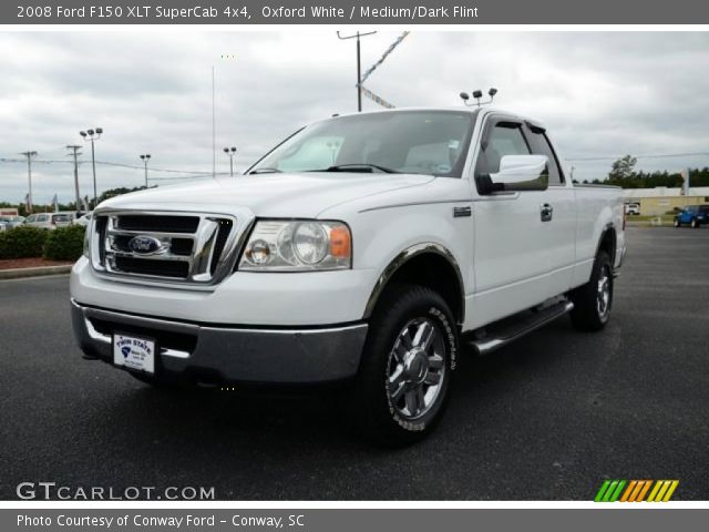 2008 Ford F150 XLT SuperCab 4x4 in Oxford White