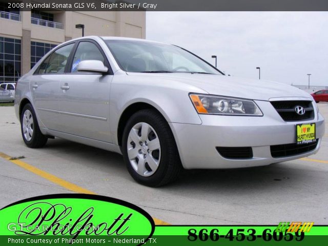 2008 Hyundai Sonata GLS V6 in Bright Silver