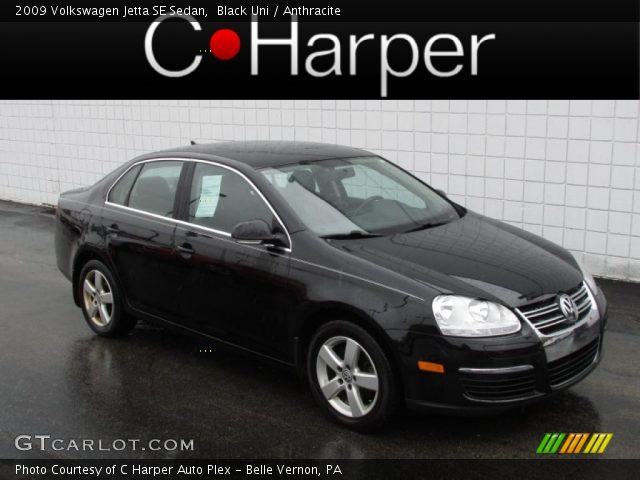 2009 Volkswagen Jetta SE Sedan in Black Uni