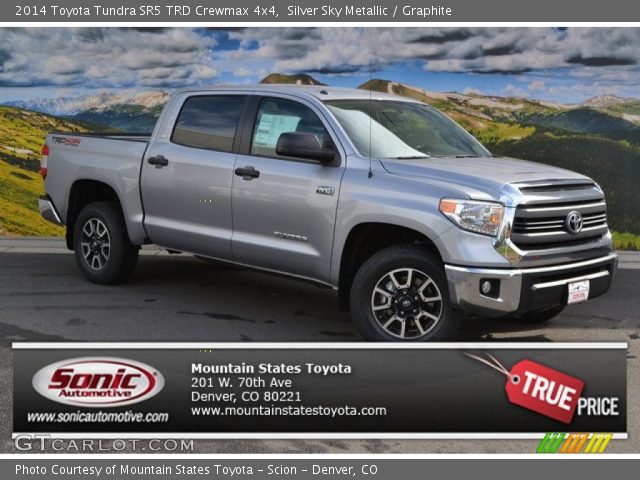 2014 Toyota Tundra SR5 TRD Crewmax 4x4 in Silver Sky Metallic