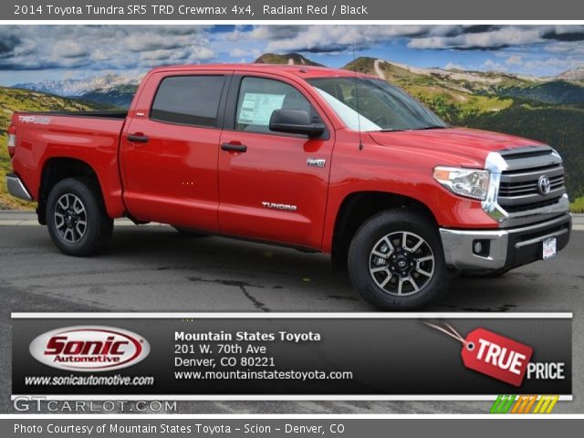 2014 Toyota Tundra SR5 TRD Crewmax 4x4 in Radiant Red