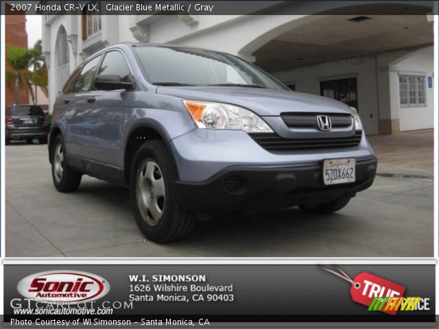 2007 Honda CR-V LX in Glacier Blue Metallic