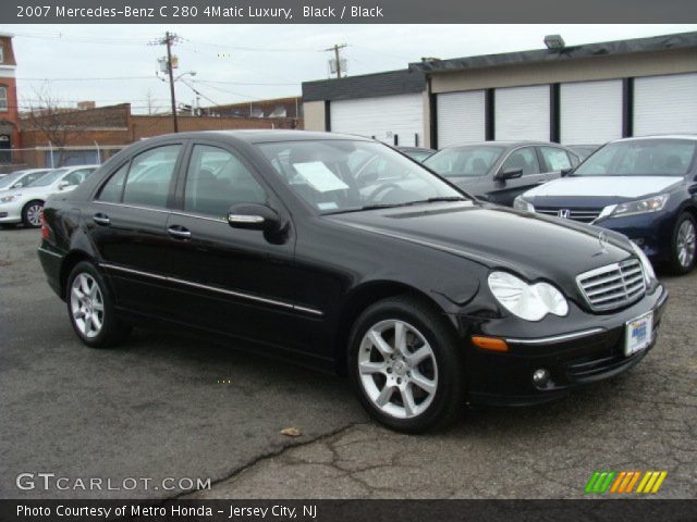 2007 Mercedes-Benz C 280 4Matic Luxury in Black