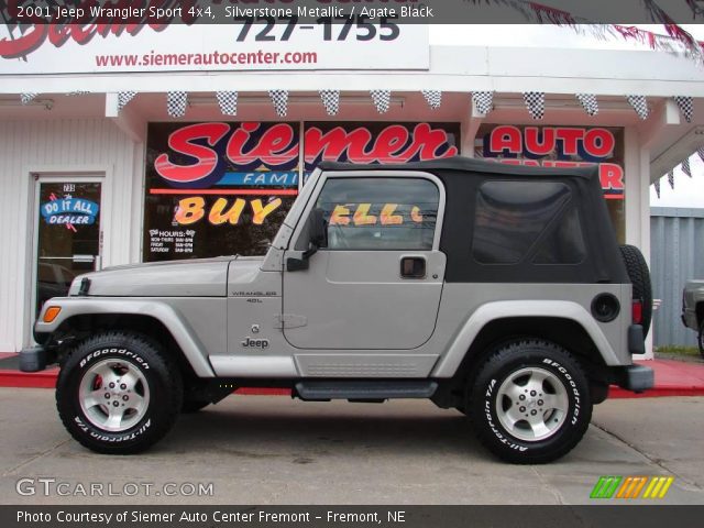 2001 Jeep Wrangler Sport 4x4 in Silverstone Metallic