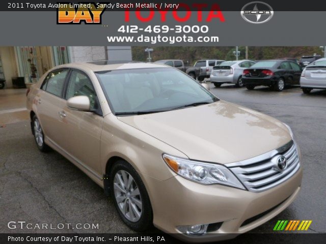 2011 Toyota Avalon Limited in Sandy Beach Metallic