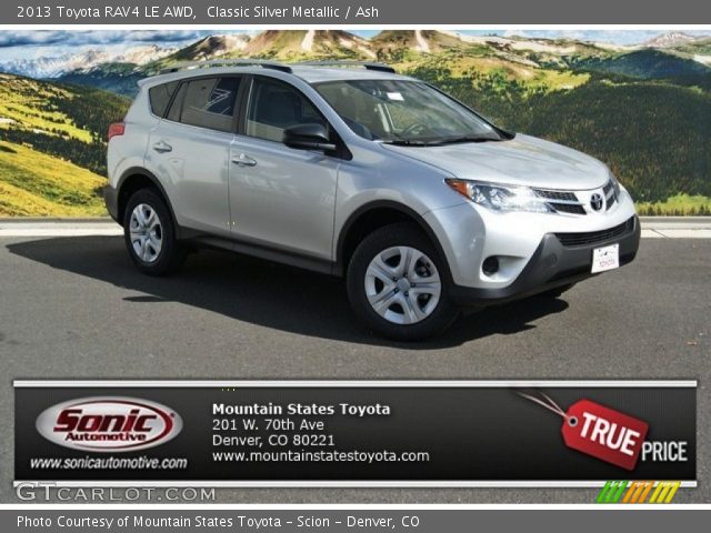 2013 Toyota RAV4 LE AWD in Classic Silver Metallic