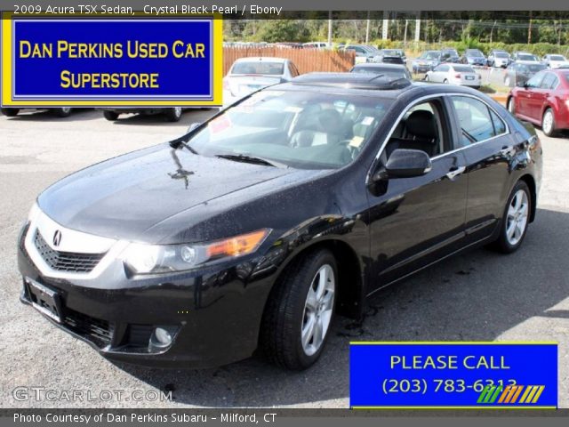 2009 Acura TSX Sedan in Crystal Black Pearl