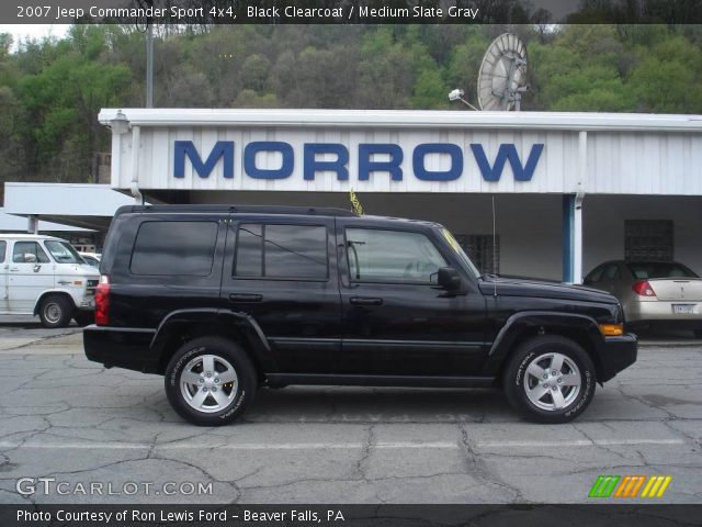 2007 Jeep Commander Sport 4x4 in Black Clearcoat