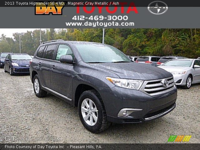 2013 Toyota Highlander SE 4WD in Magnetic Gray Metallic