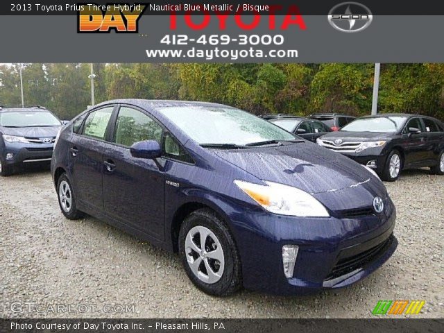 2013 Toyota Prius Three Hybrid in Nautical Blue Metallic